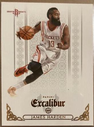 James Harden #113 Basketball Cards 2014 Panini Excalibur