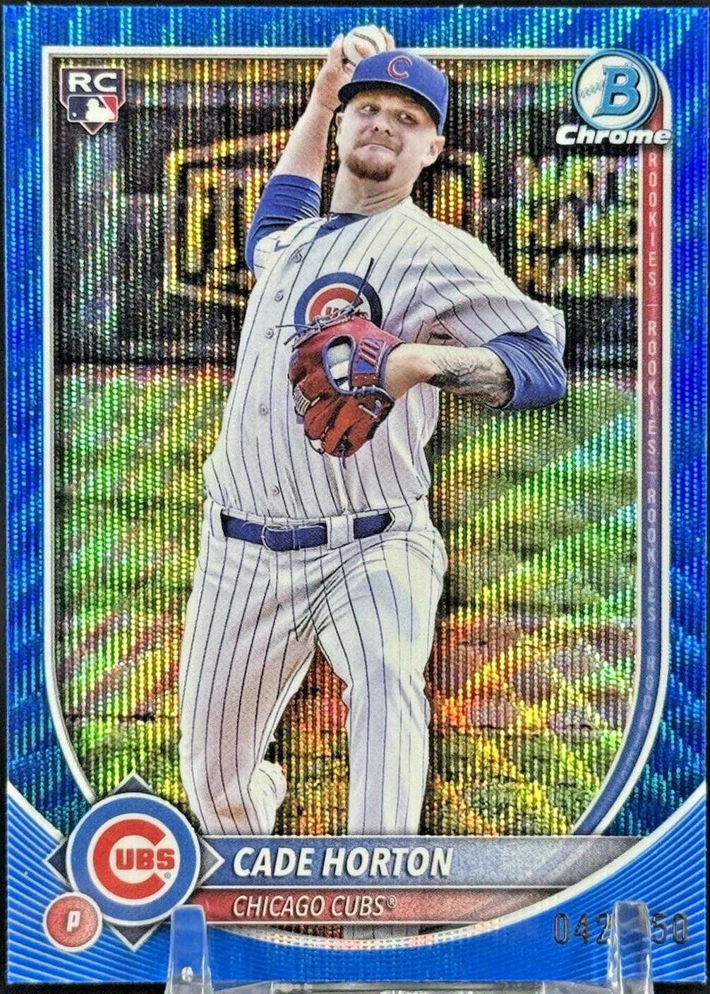 Cade Horton [Blue Wave] #10 Prices | 2025 Bowman Chrome | Baseball Cards