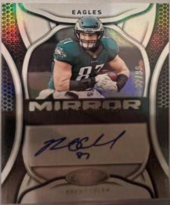 Brent Celek #MS-BC 2022 Panini Certified Football Mirror Signatures