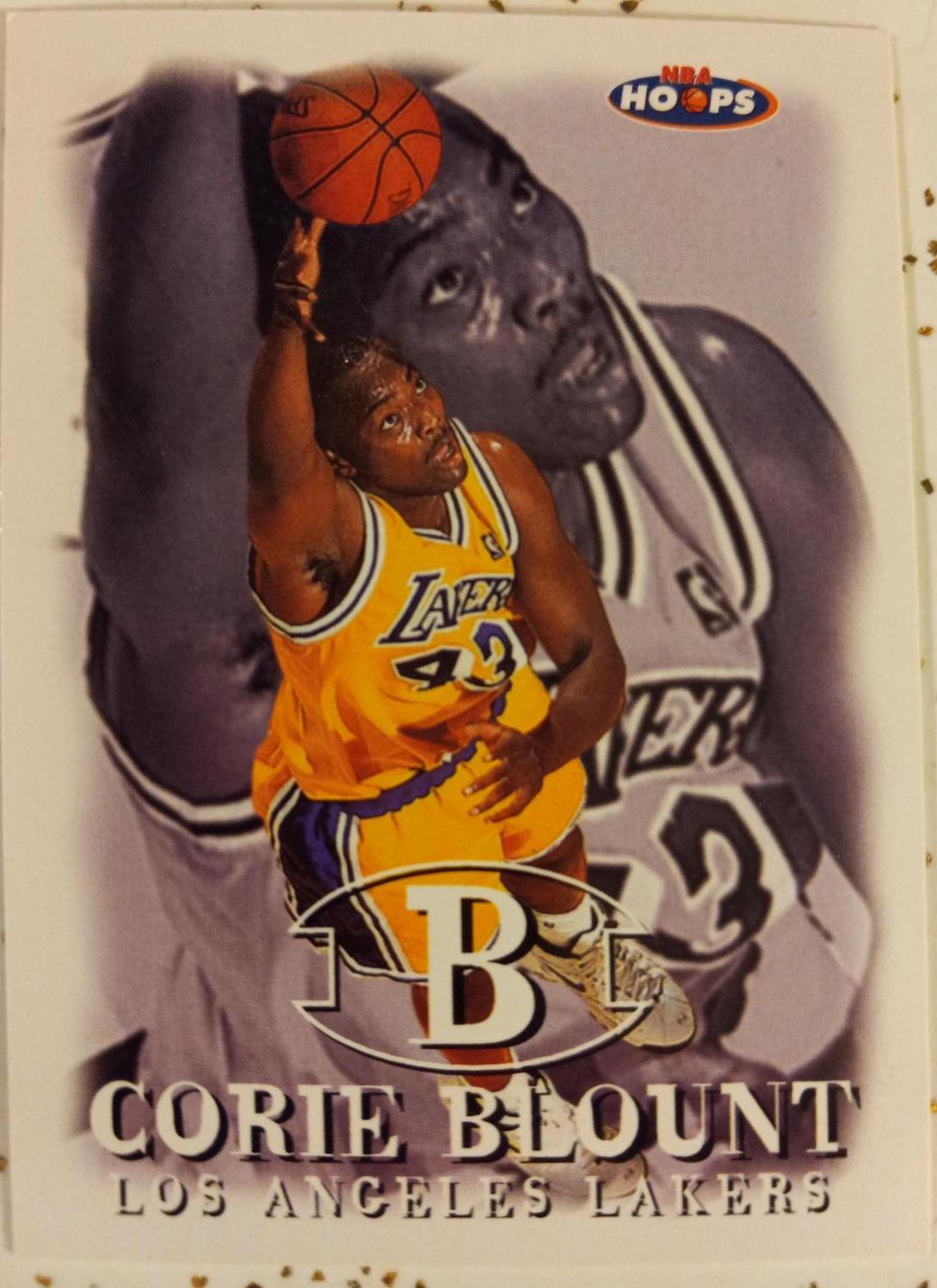 Corie Blount #38 Basketball Cards 1998 Hoops