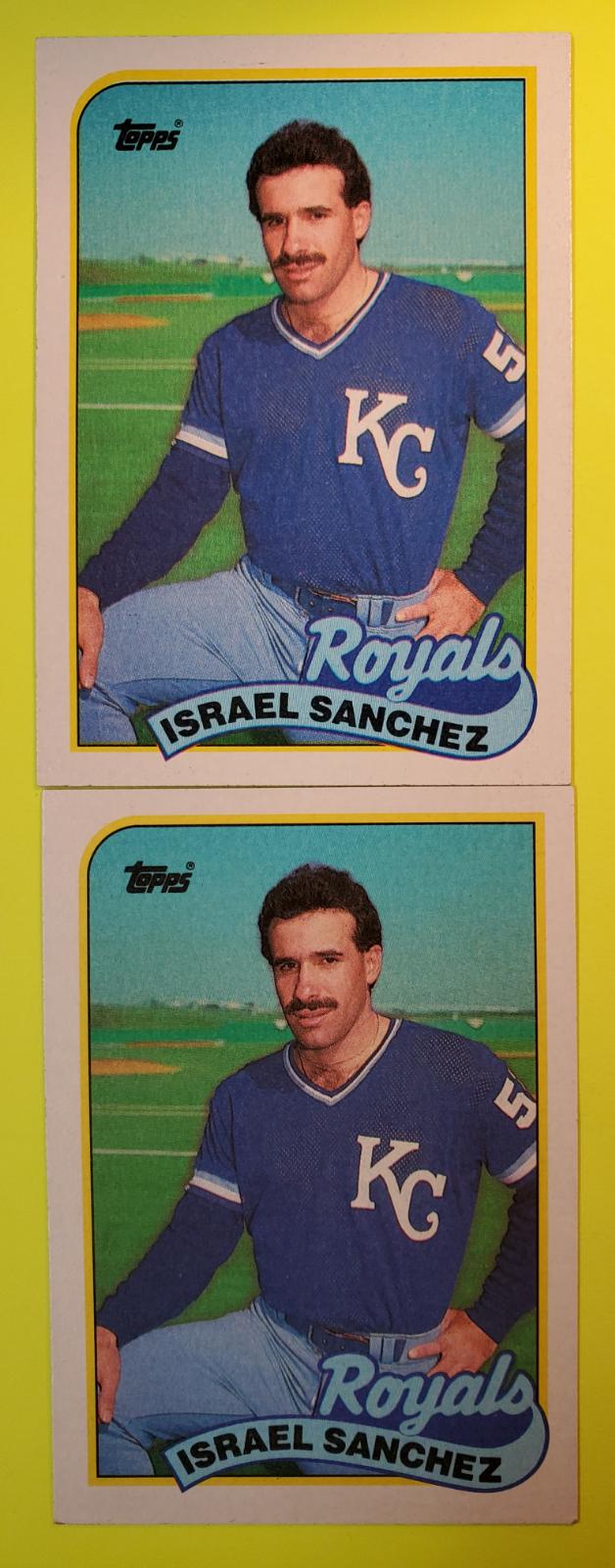 Israel Sanchez #452 Baseball Cards 1989 Topps Tiffany