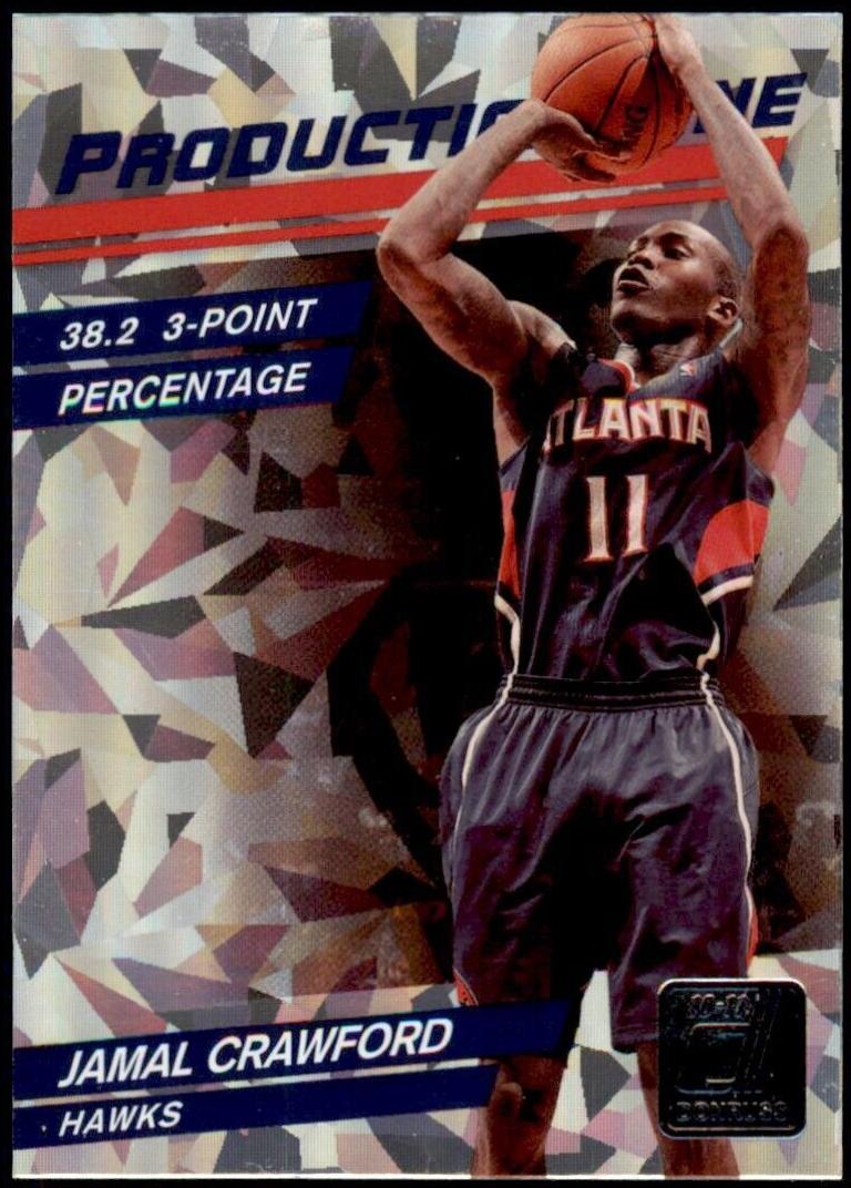Jamal Crawford #97 2010-11 Donruss Basketball Production Line