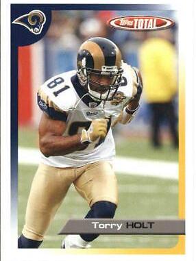 Torry Holt #13 Football Cards 2005 Topps Total