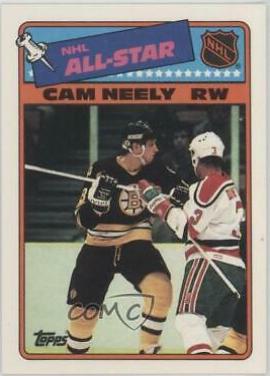 Cam Neely #9 Hockey Cards 1988 Topps Stickers