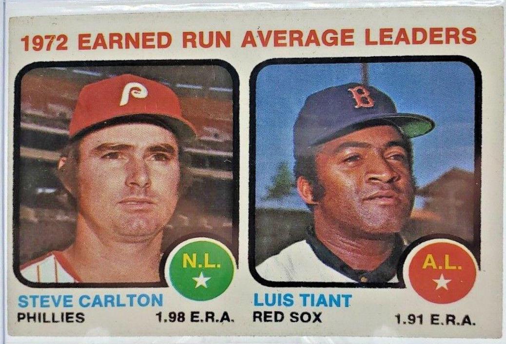 1972 ERA Leaders #65 Baseball Cards 1973 Topps