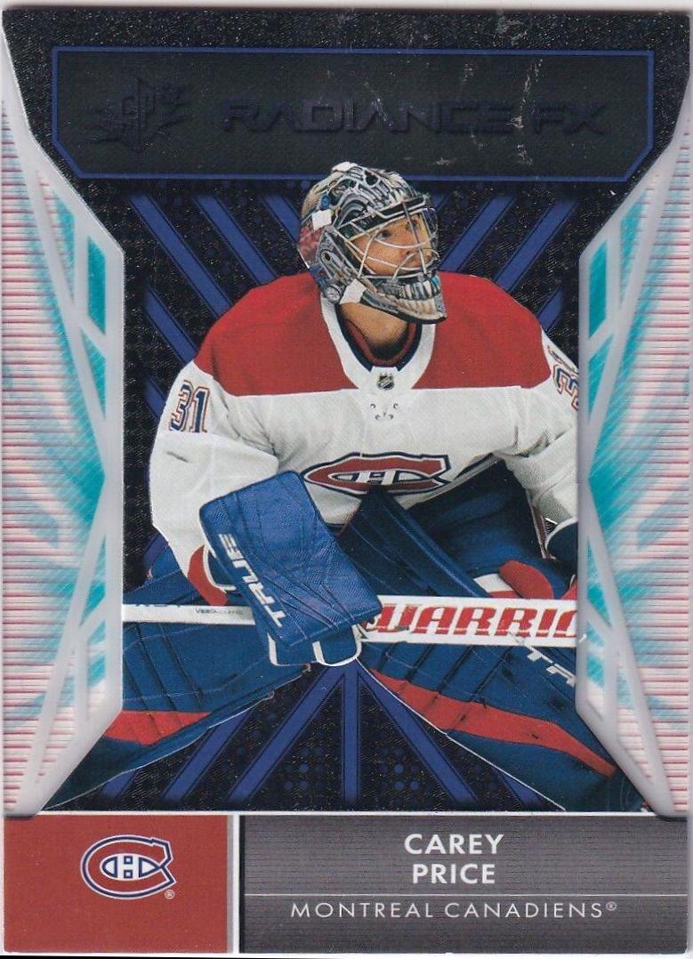 Carey Price #RFX-33 2021-22 SPx Hockey Radiance F/X