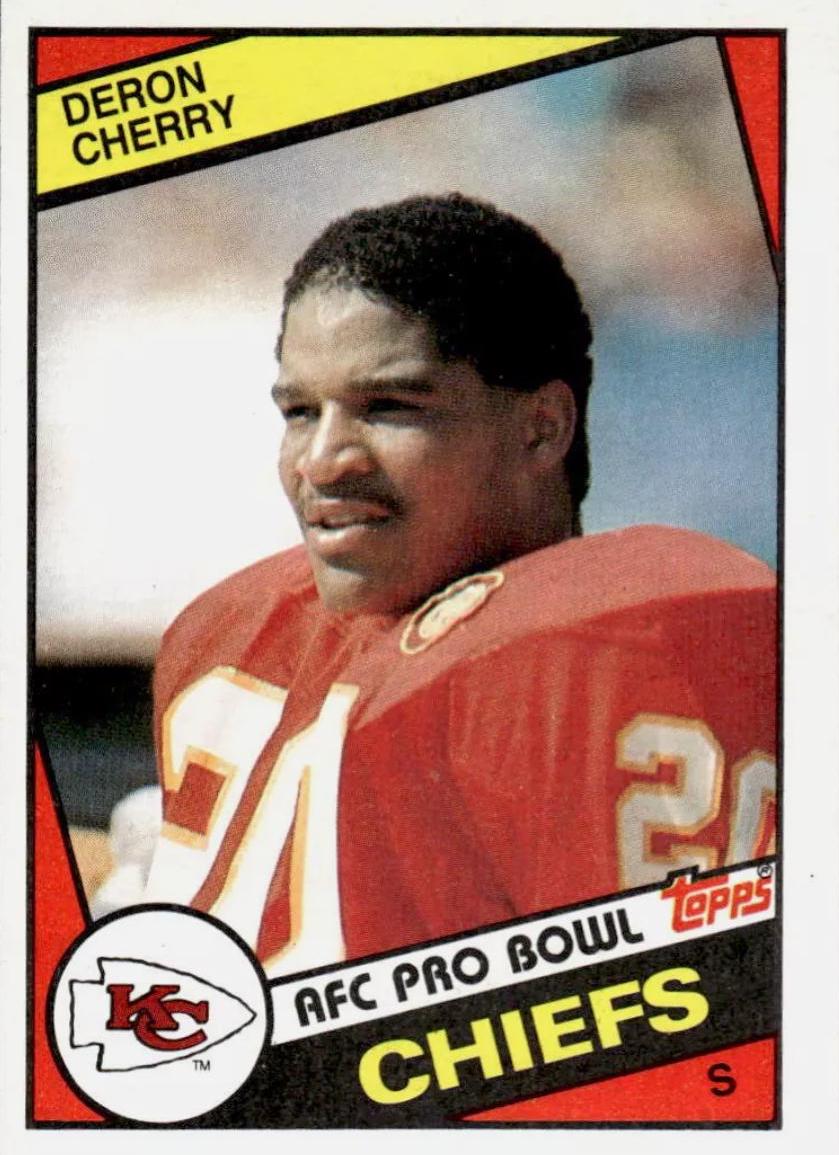 Deron Cherry #89 Football Cards 1984 Topps