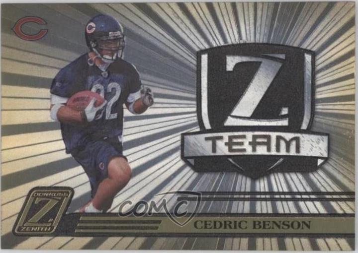 Cedric Benson #ZT-4 2005 Panini Donruss Zenith Z Team Football