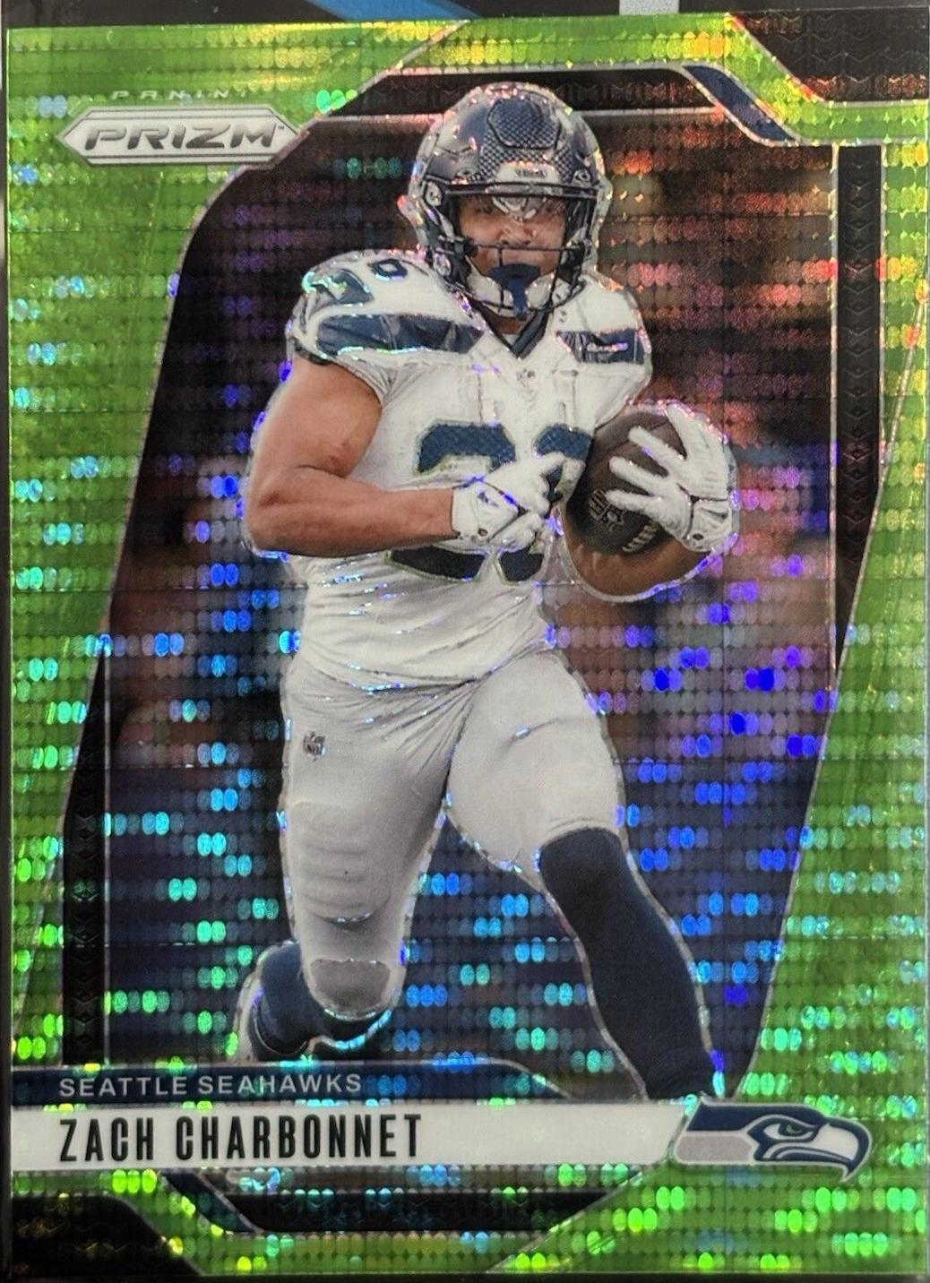 Zach Charbonnet [Neon Green Pulsar] #264 Prices | 2024 Panini