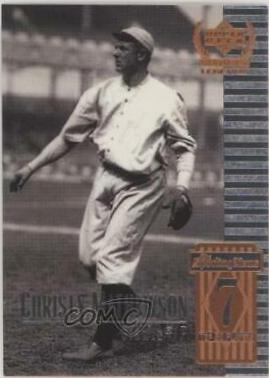 Christy Mathewson #7 Baseball Cards 1999 Upper Deck Century Legends