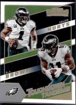A. J. Brown, Jalen Hurts [Gold] #TDT-PHI