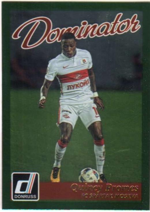Quincy Promes #25 2016 Panini Donruss Dominator Soccer