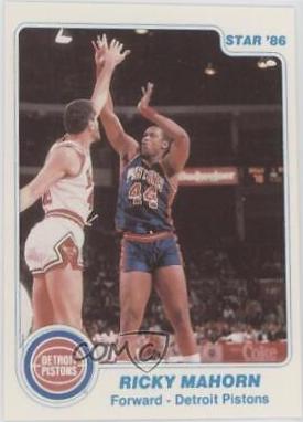 Rick Mahorn #16 Basketball Cards 1985 Star