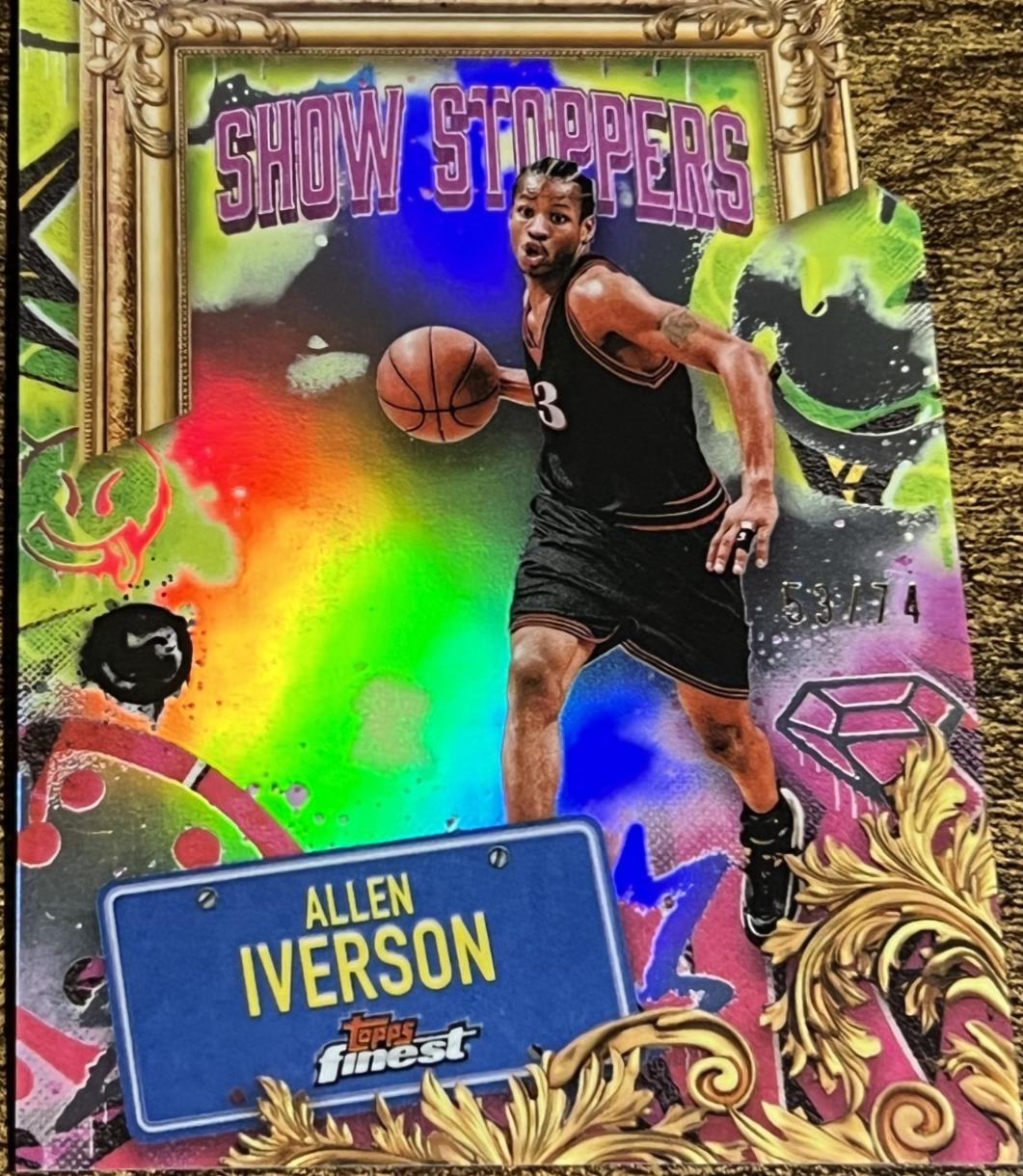 Allen Iverson [Die-Cut Refractor] #S-19