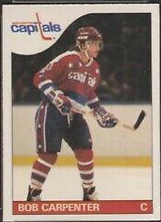 Bob Carpenter #26 Hockey Cards 1985 O-Pee-Chee
