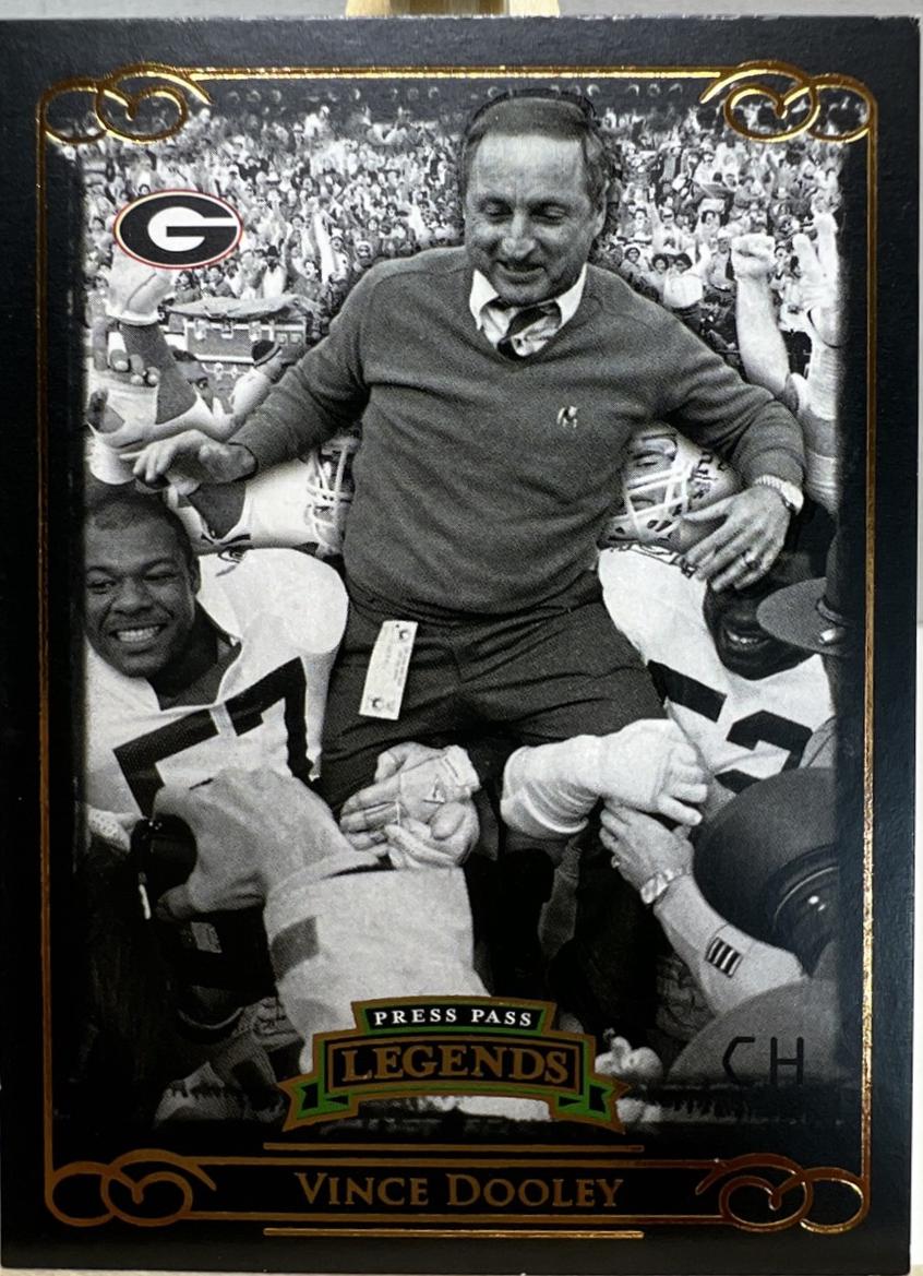 Vince Dooley #61 2008 Press Pass Legends Football