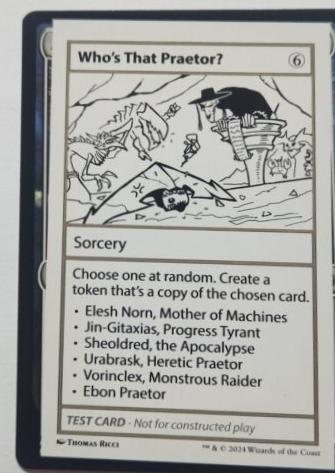 Who's That Praetor? #270 Magic Mystery Booster 2