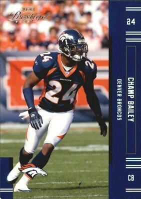 Champ Bailey #40 2005 Playoff Prestige Football