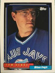 Tom Henke #451 Baseball Cards 1992 Topps Prices