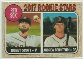 Red Sox 2017 Rookie Stars: Robby Scott / Andrew Benintendi