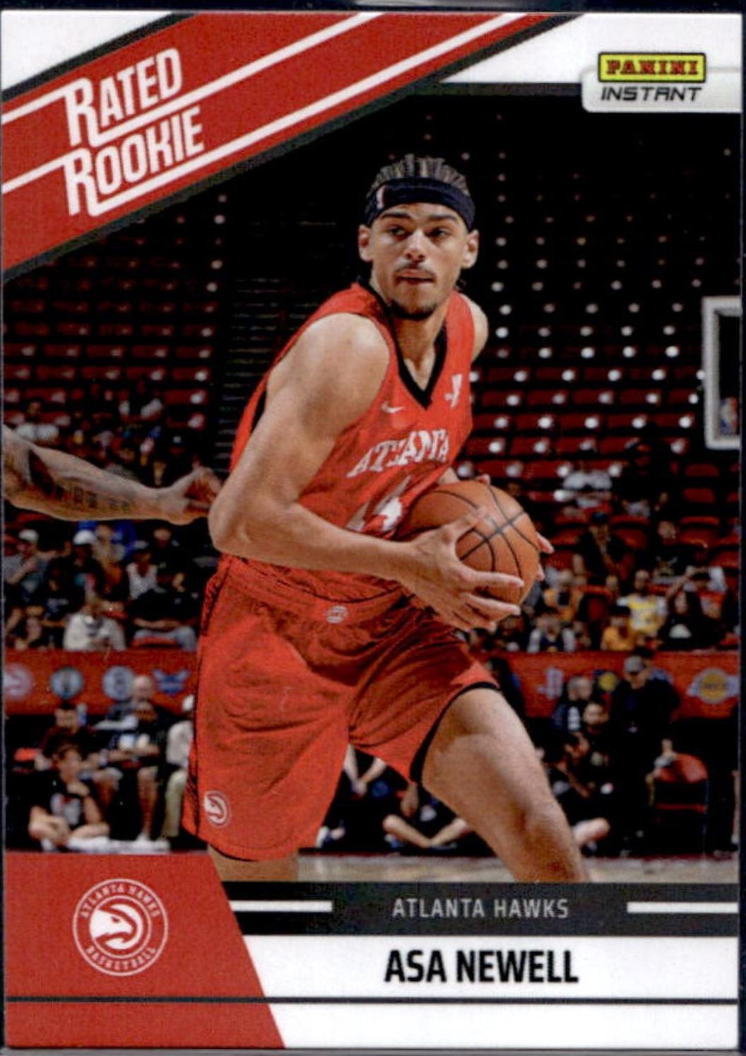 Asa Newell #13 2025 Panini Instant Rated Rookie Retro Basketball