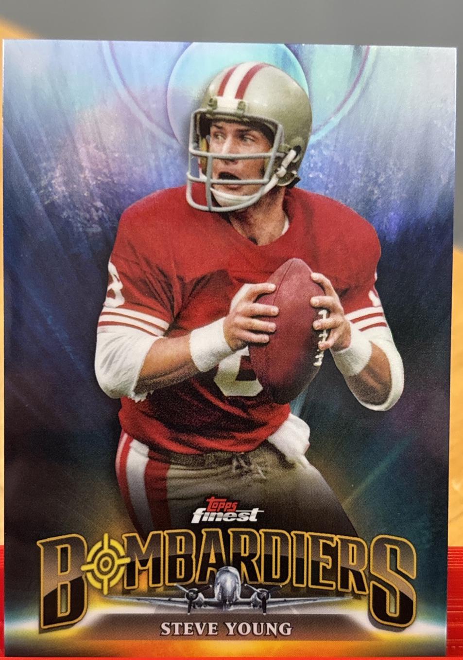 Steve Young #BB-18 Football Cards 2024 Topps Finest Bombadiers