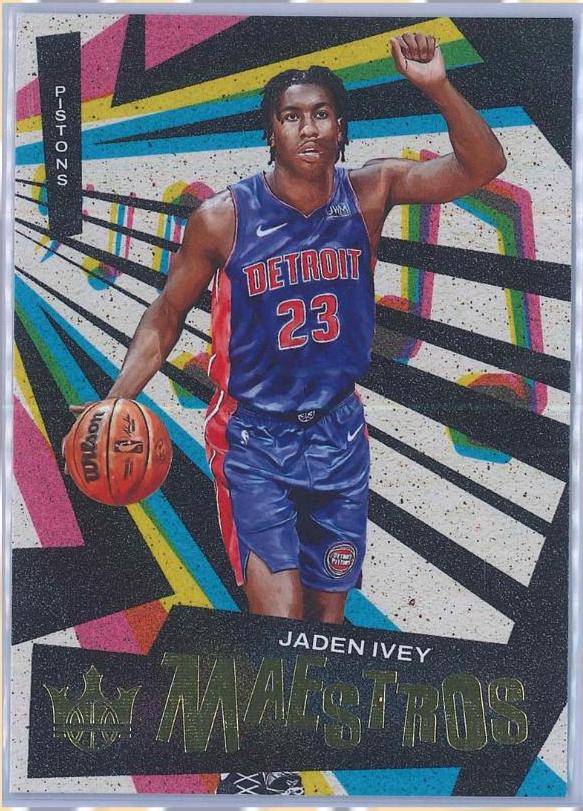 Jaden Ivey #10 Basketball Cards 2022 Panini Court Kings Maestros