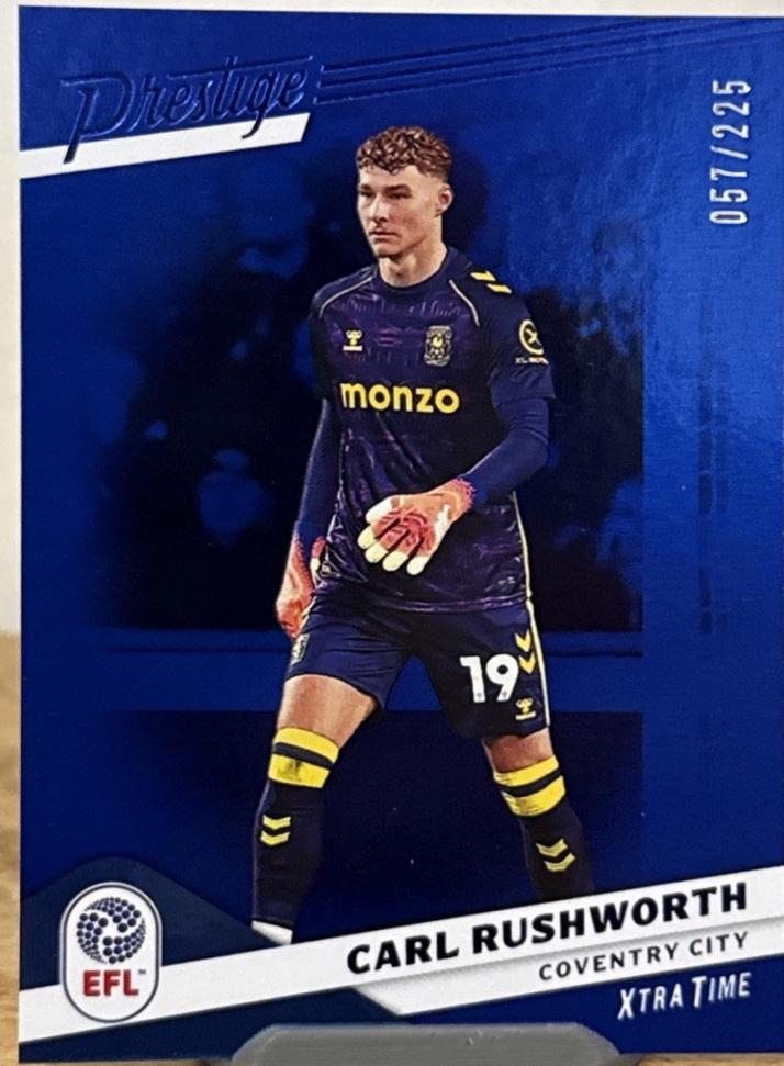 Carl Rushworth #53 2025 Panini Prestige Efl Soccer
