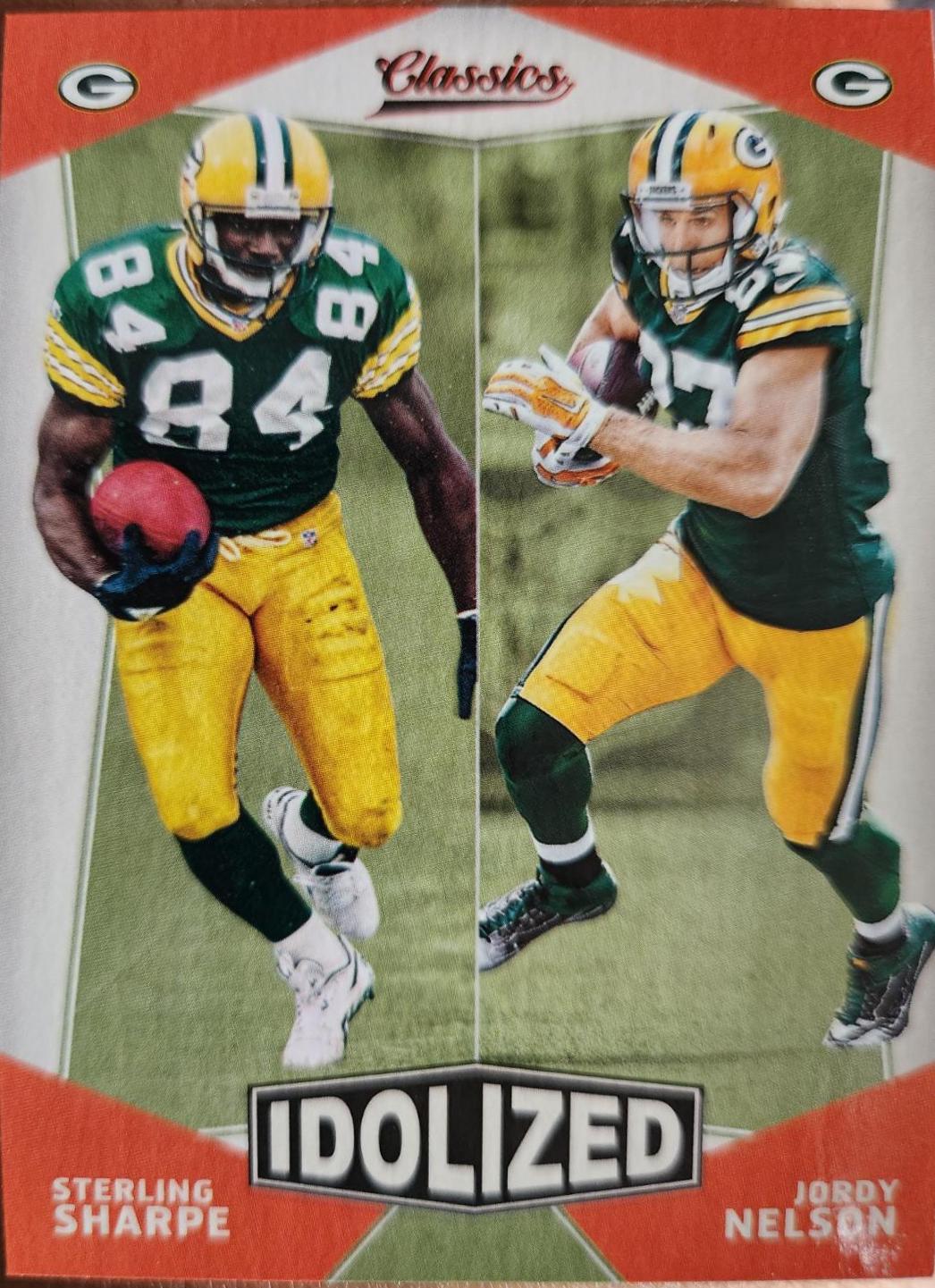 Sterling Sharpe & Jordy Nelson #18 Football Cards 2017 Panini Classics Idolized