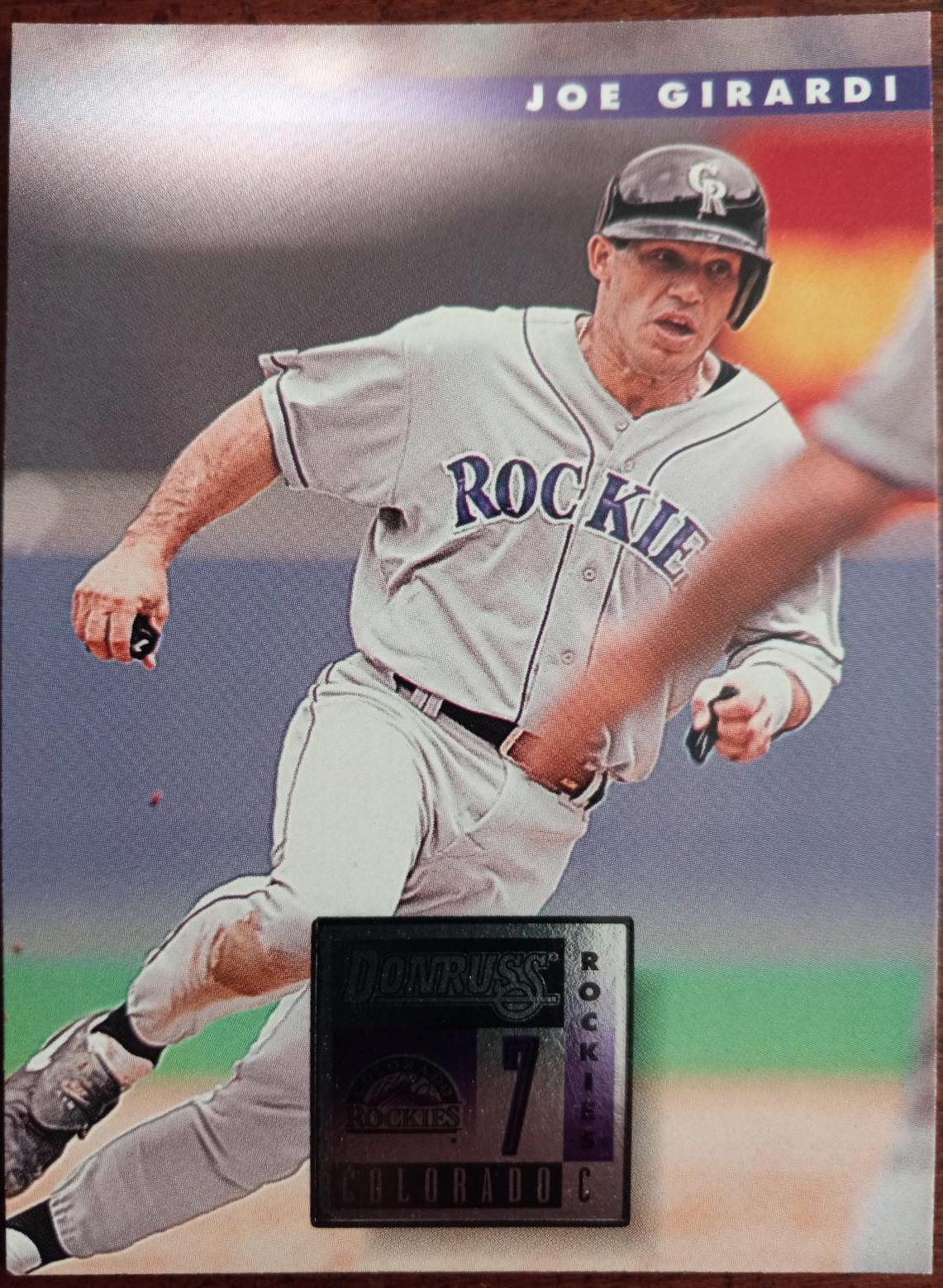 Joe Girardi #12 Baseball Cards 1996 Panini Donruss