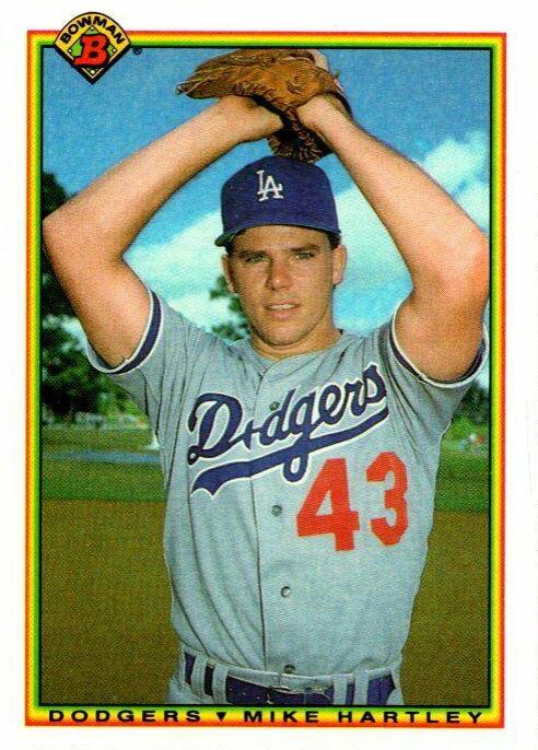 Mike Hartley #87 Baseball Cards 1990 Bowman