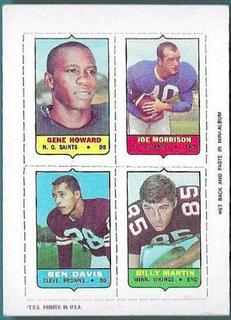 Gene Howard, Joe Morrison, Ben Davis, Billy Martin