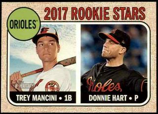 Orioles 2017 Rookie Stars: Trey Mancini / Donnie Hart