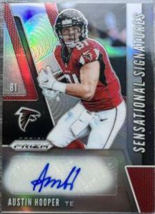 Austin Hooper #SE-AUS Football Cards 2019 Panini Prizm Sensational Signatures