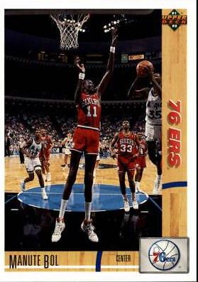 Manute Bol #178 Basketball Cards 1991 Upper Deck