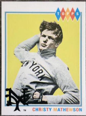 Christy Mathewson #3 Baseball Cards 2022 Topps Brooklyn Collection