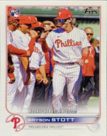 Bryson Stott #US255 Baseball Cards 2022 Topps Update