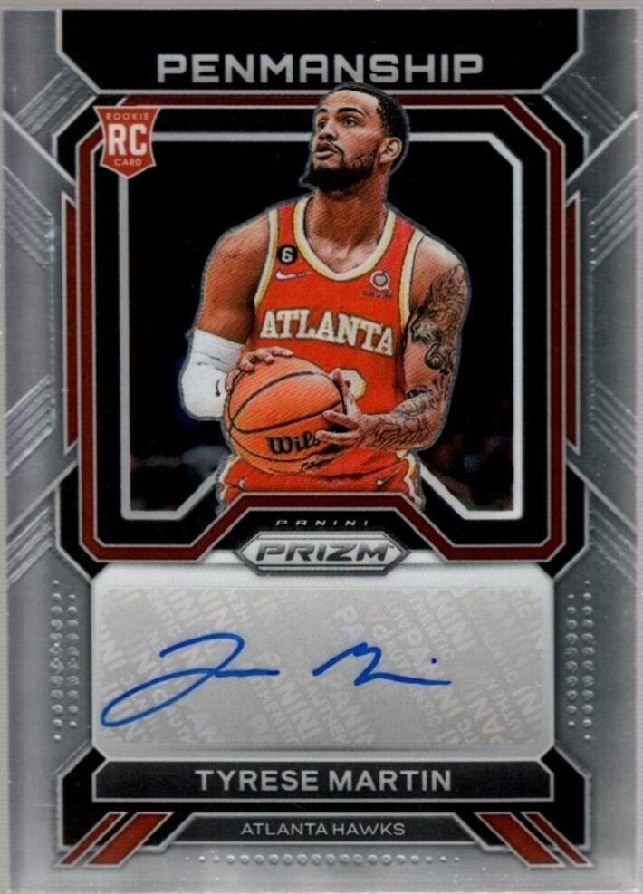 Tyrese Martin #RP-TMA 2022 Panini Prizm Rookie Penmanship Autographs Basketball