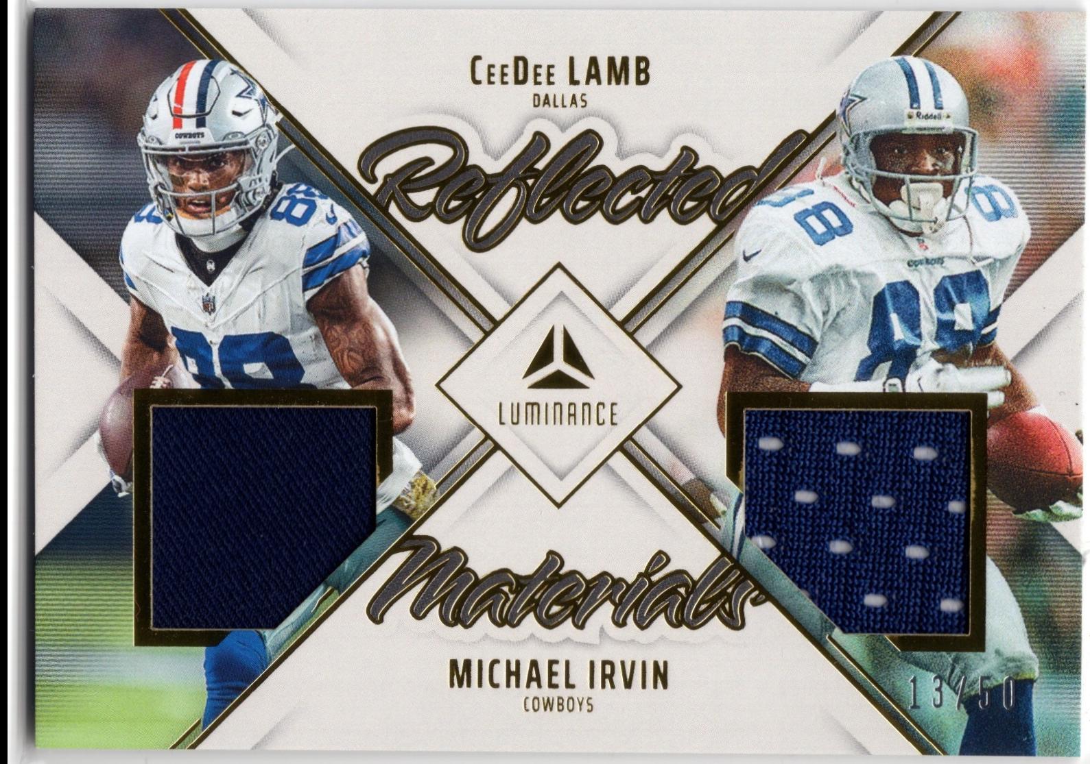 CeeDee Lamb / Michael Irvin [Gold] #RM-DAL