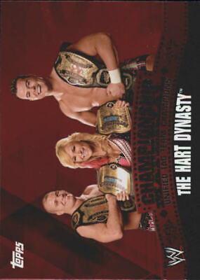 The Hart Dynasty #C9 Wrestling Cards 2010 Topps WWE Championship Material