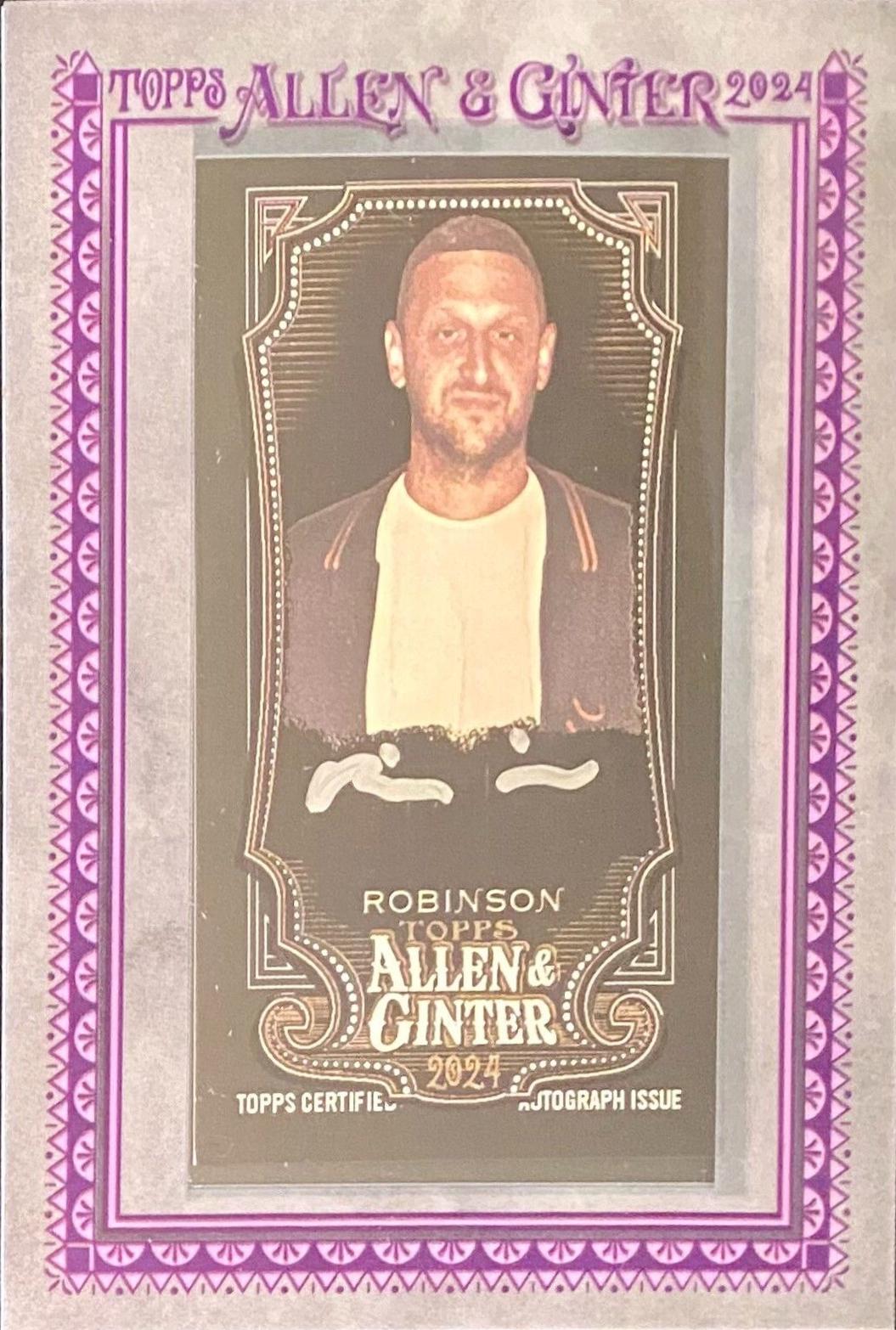 Tim Robinson #MA-TROB Baseball Cards 2024 Topps Allen & Ginter X Framed Mini Autograph