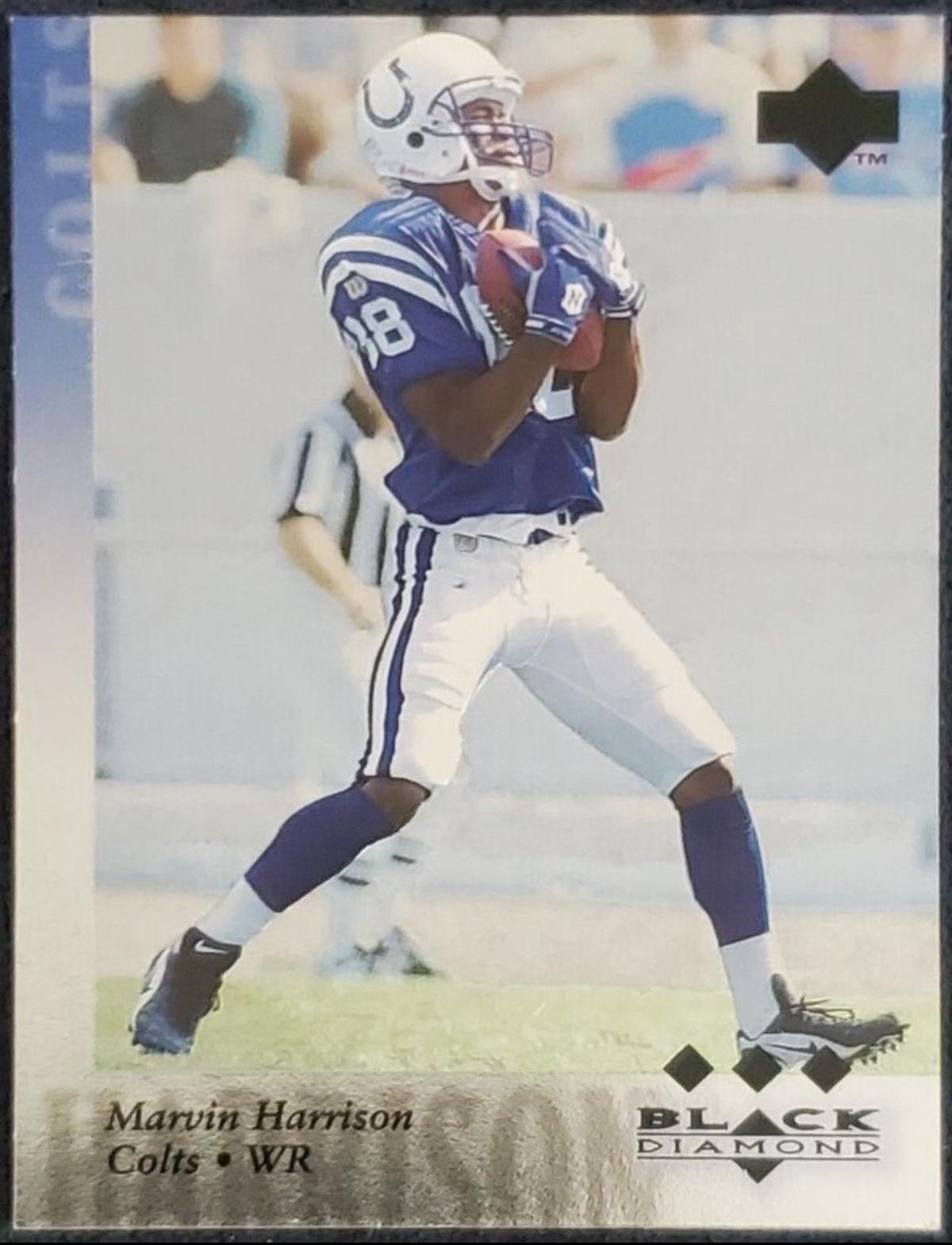 Marvin Harrison #172 1997 Upper Deck Black Diamond Football
