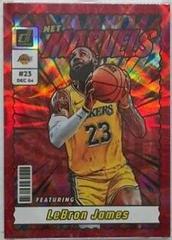 LeBron James [Red] #9 Prices | 2023 Panini Donruss Net Marvels