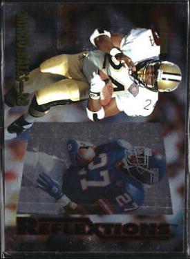 Mario Bates #RF10 Football Cards 1995 Panini Score Reflextions