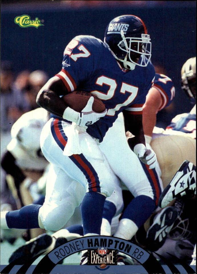 Rodney Hampton #26 Football Cards 1996 Classic NFL Experience