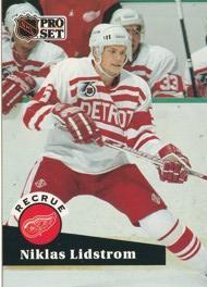 Nicklas Lidstrom #531 1991 Pro Set French Hockey