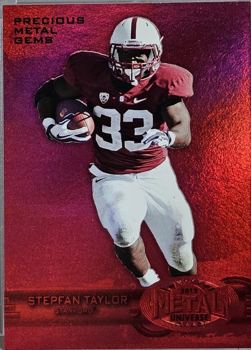 Stepfan Taylor #M-144 2013 Fleer Retro Metal Universe Football