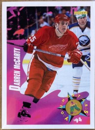 Darren McCarty #258 Hockey Cards 1994 Score