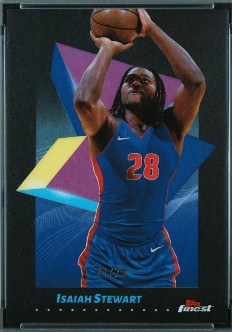 Isaiah Stewart [Black Refractor] #28