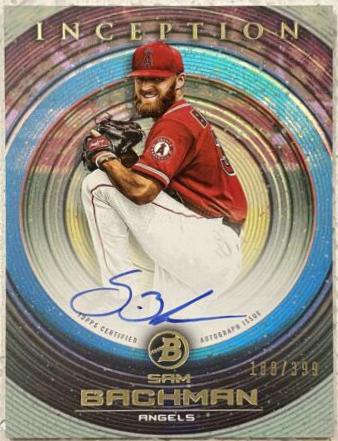 Sam Bachman #PA-SB 2022 Bowman Inception Baseball Prospect Autographs